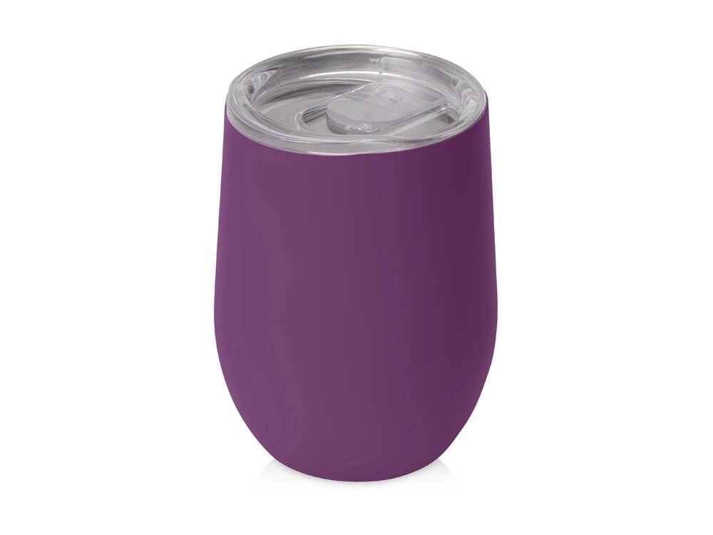 Термокружка Sense Gum soft-touch, 370мл, фиолетовый от компании ТОО VEER Company Group / Одежда и сувениры с логотипом - фото 1