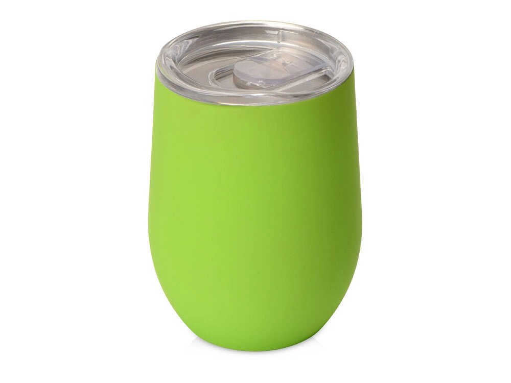 Термокружка Sense Gum soft-touch, 370мл, зеленое яблоко от компании ТОО VEER Company Group / Одежда и сувениры с логотипом - фото 1