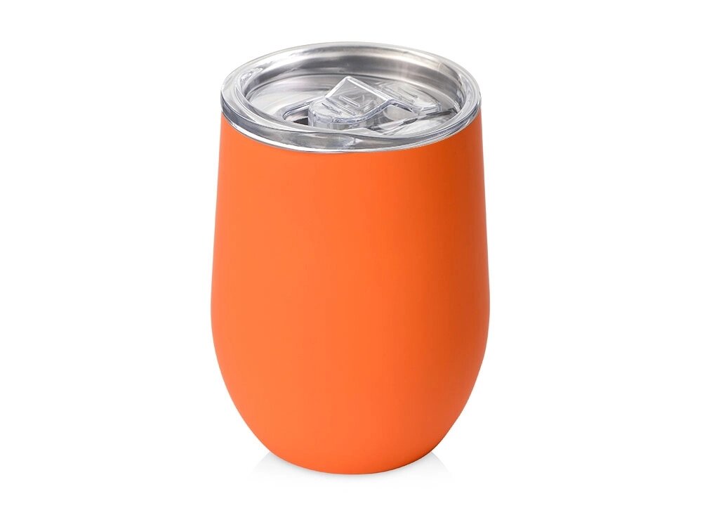 Термокружка Sense Gum, soft-touch, непротекаемая крышка, 370мл, оранжевый (P) от компании ТОО VEER Company Group / Одежда и сувениры с логотипом - фото 1