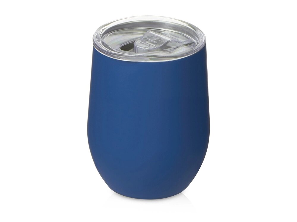 Термокружка Vacuum mug C1, soft touch, 370мл, синий от компании ТОО VEER Company Group / Одежда и сувениры с логотипом - фото 1