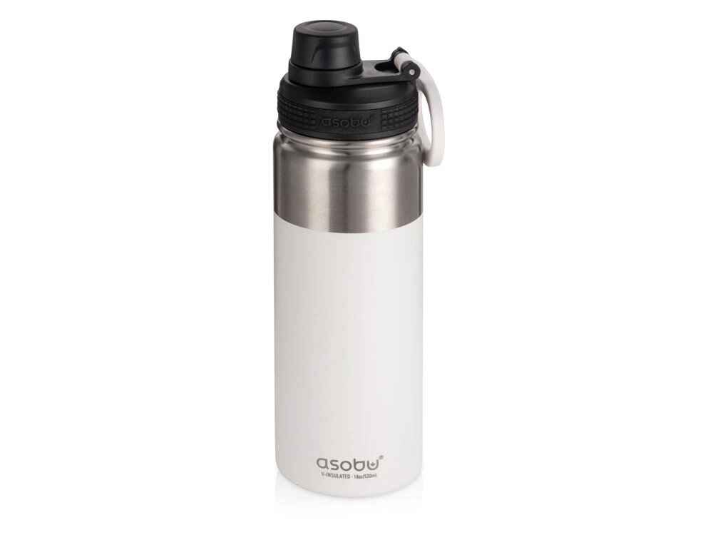 Термос Alpine flask, 530 мл, белый от компании ТОО VEER Company Group / Одежда и сувениры с логотипом - фото 1