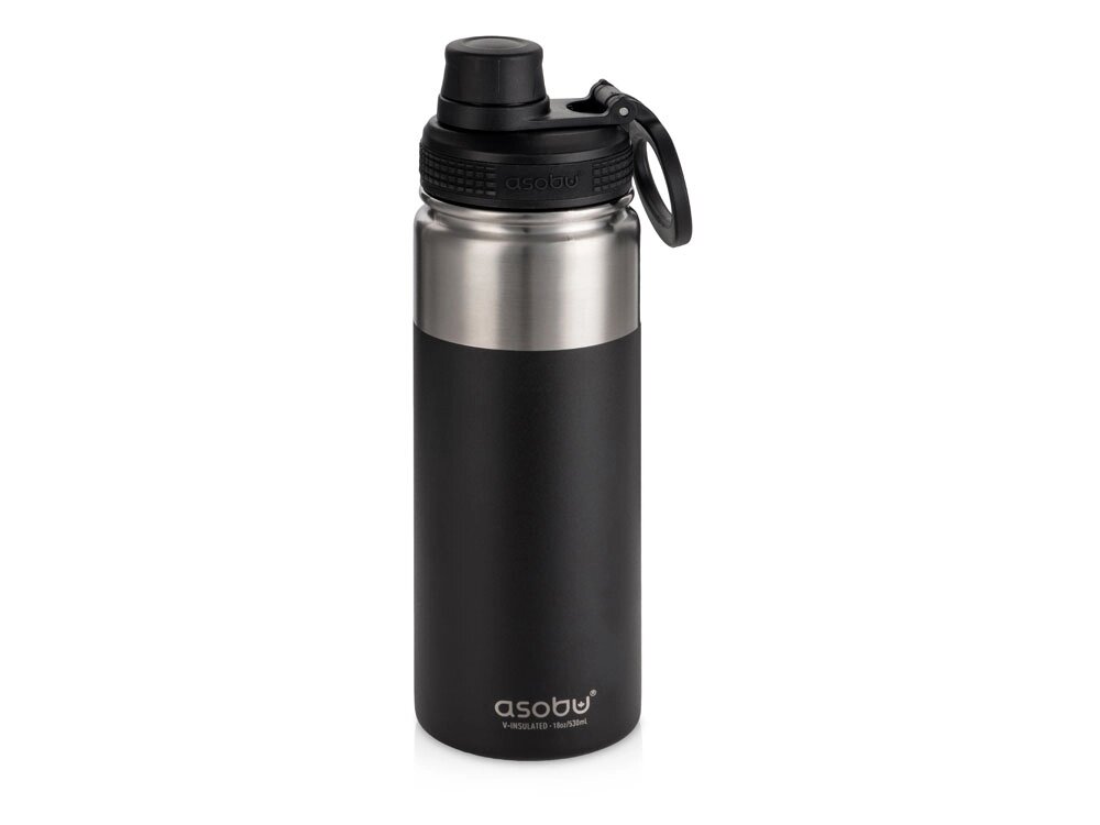 Термос Alpine flask, 530 мл, черный от компании ТОО VEER Company Group / Одежда и сувениры с логотипом - фото 1