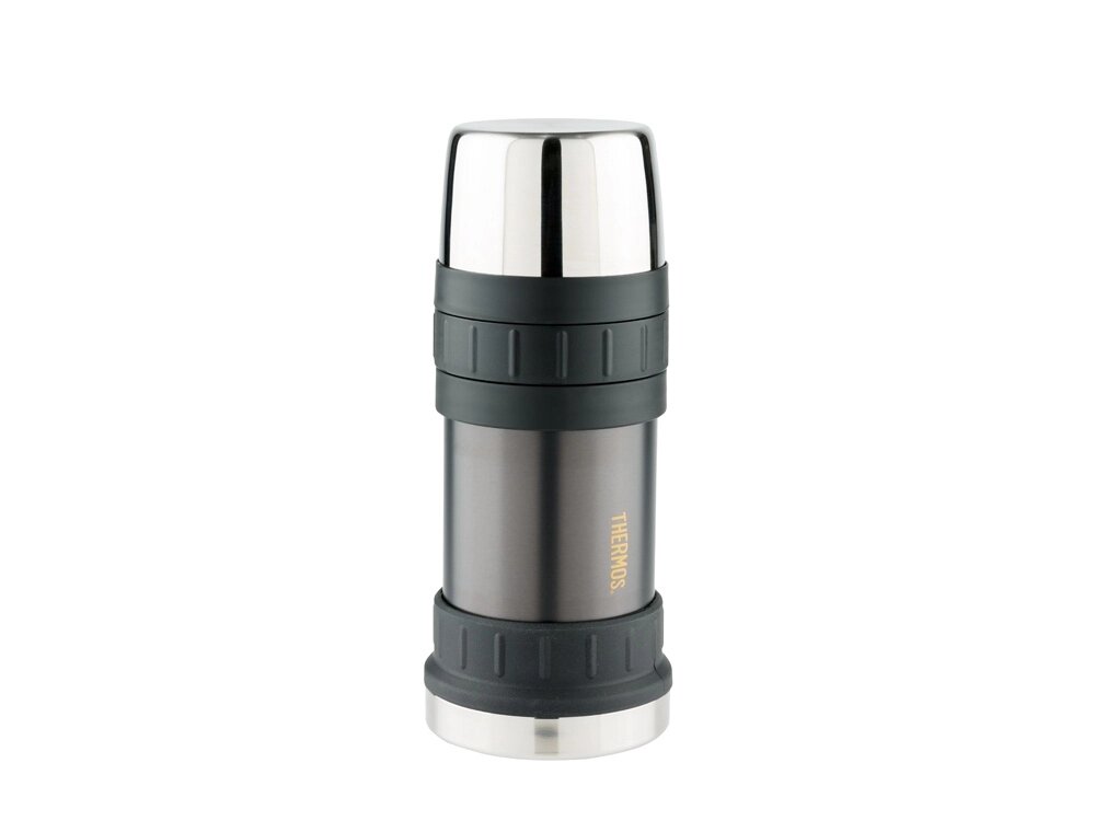 Термос из нерж. стали тм THERMOS 2345GM Stainless Steel 0.47L, серый от компании ТОО VEER Company Group / Одежда и сувениры с логотипом - фото 1