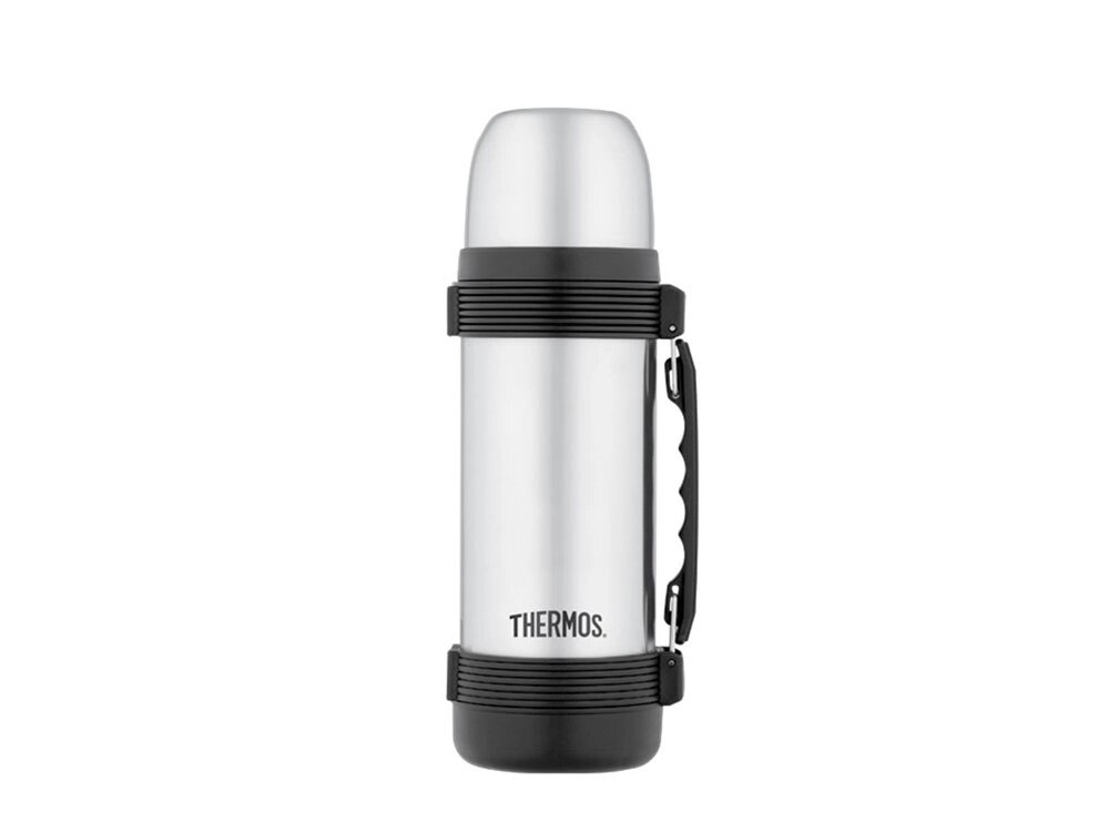 Термос из нерж. стали тм THERMOS 2550 Stainless Steel Vacuum Flask  1L от компании ТОО VEER Company Group / Одежда и сувениры с логотипом - фото 1