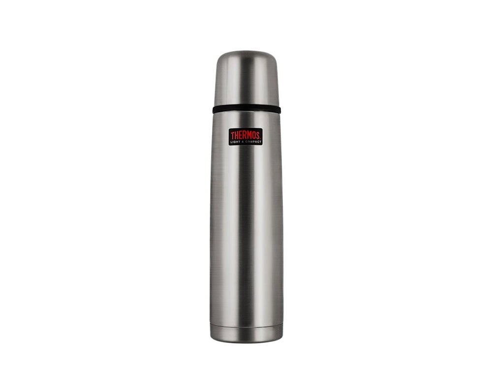 Термос из нерж. стали тм THERMOS FBB-1000GR 1.0L, серебристый от компании ТОО VEER Company Group / Одежда и сувениры с логотипом - фото 1