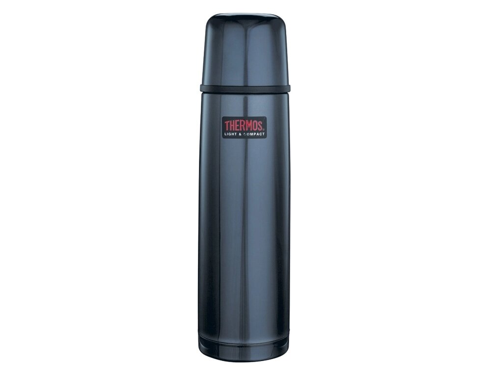 Термос из нерж. стали тм THERMOS FBB-750BC Midnight Blue 0.75L, голубой от компании ТОО VEER Company Group / Одежда и сувениры с логотипом - фото 1