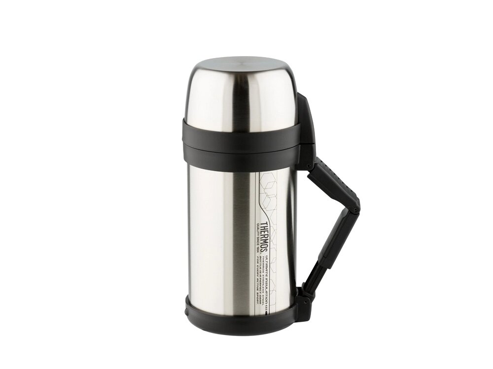 Термос из нерж. стали тм THERMOS FDH Stainless Steel Vacuum Flask 1.4L, стальной от компании ТОО VEER Company Group / Одежда и сувениры с логотипом - фото 1