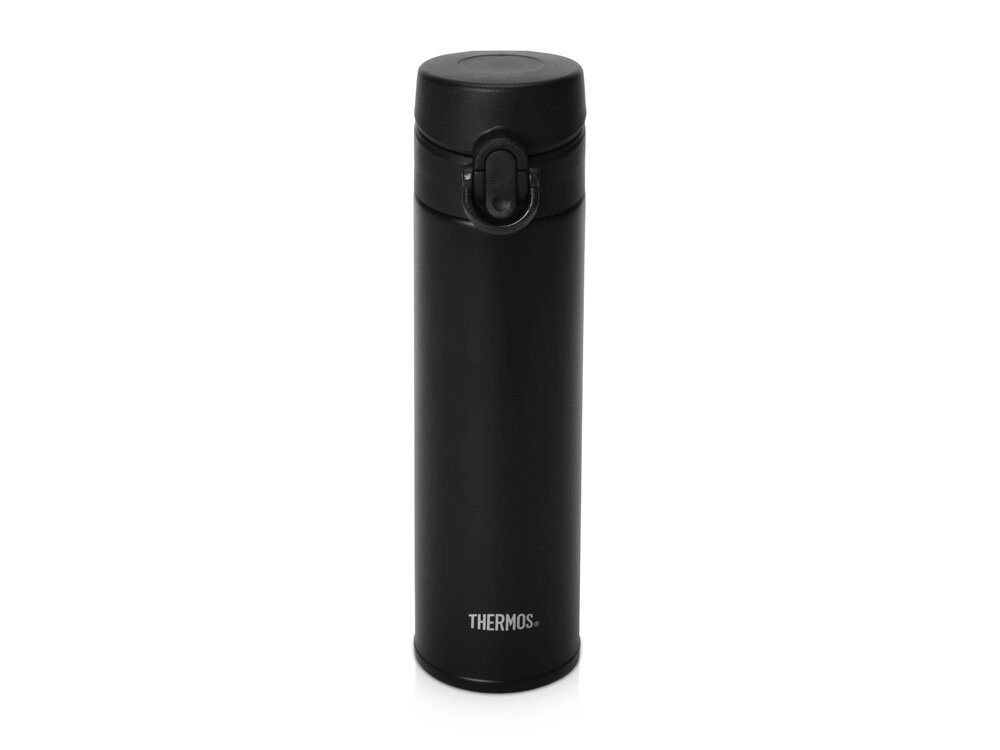 Термос из нерж. стали тм THERMOS JNI-402 ALB SS Vac. Insulated Flask,400ml, черный от компании ТОО VEER Company Group / Одежда и сувениры с логотипом - фото 1