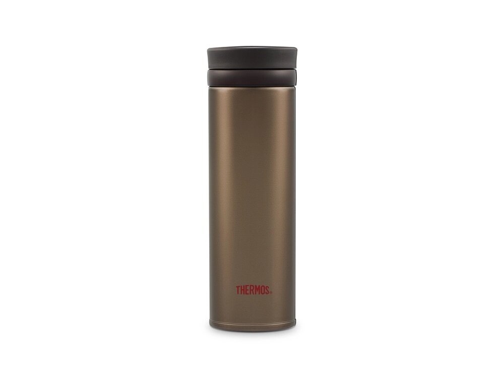 Термос из нерж. стали тм THERMOS JNO-501-ESP 0.5L, коричневый от компании ТОО VEER Company Group / Одежда и сувениры с логотипом - фото 1