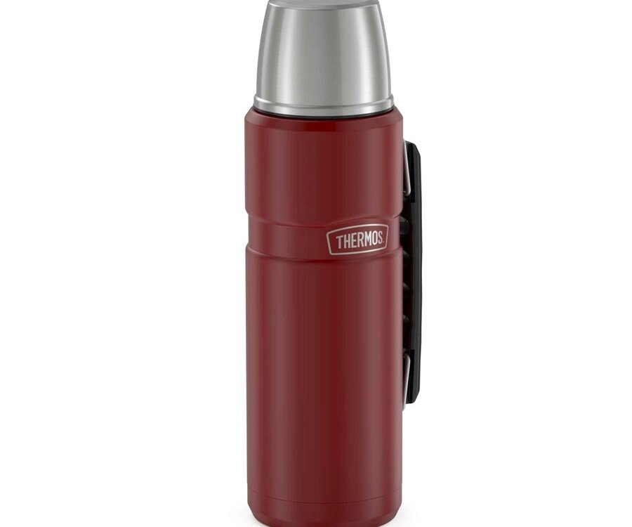 Термос из нерж. стали тм THERMOS SK2010 Rustic Red 1.2L от компании ТОО VEER Company Group / Одежда и сувениры с логотипом - фото 1