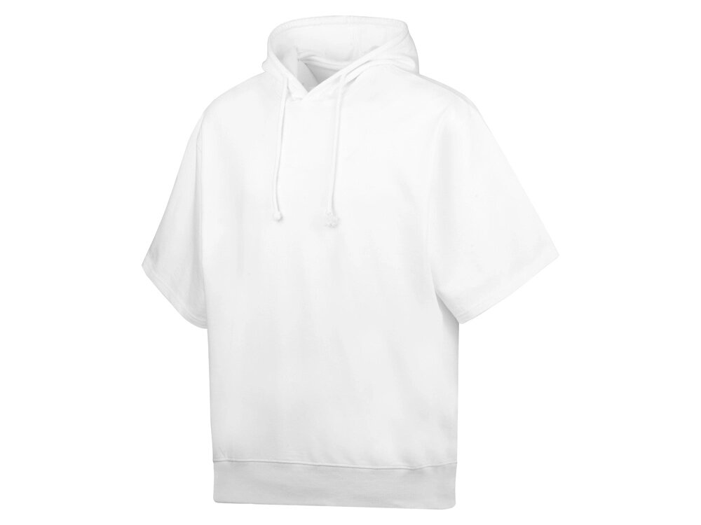 Толстовка с капюшоном, короткий рукав, белый от компании ТОО VEER Company Group / Одежда и сувениры с логотипом - фото 1