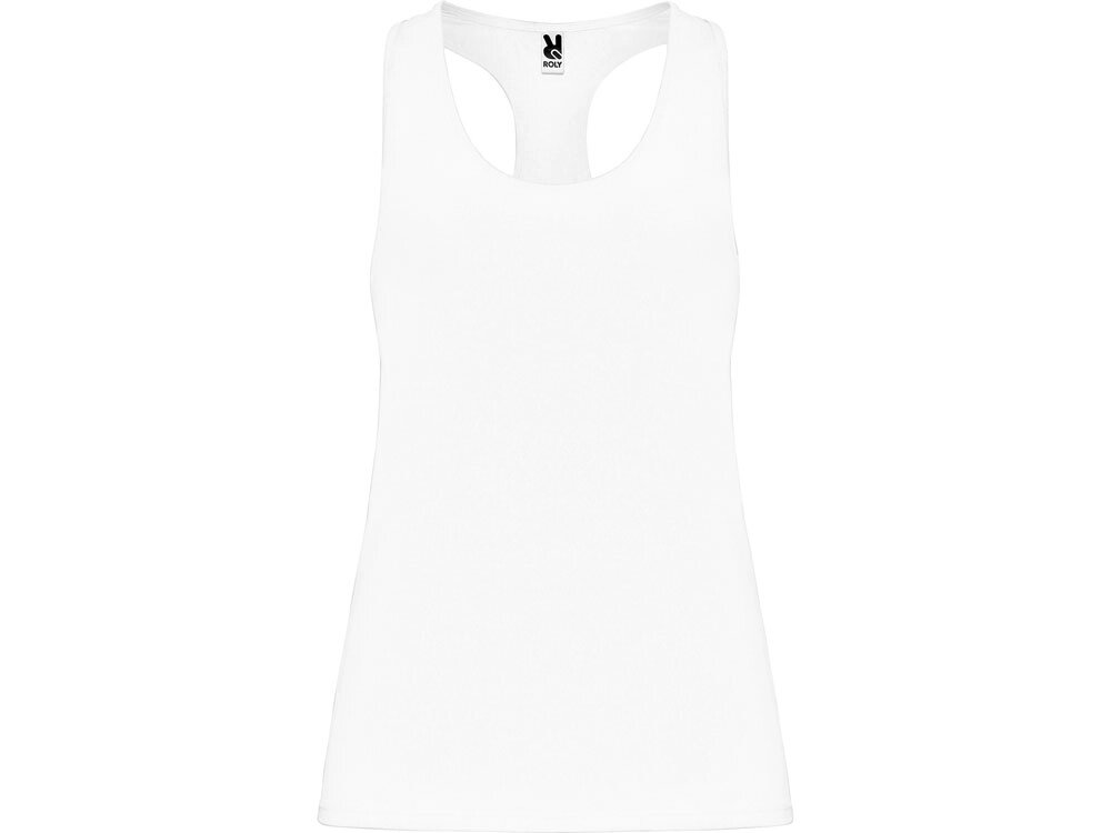 Топ спортивный Aida женский, белый от компании ТОО VEER Company Group / Одежда и сувениры с логотипом - фото 1