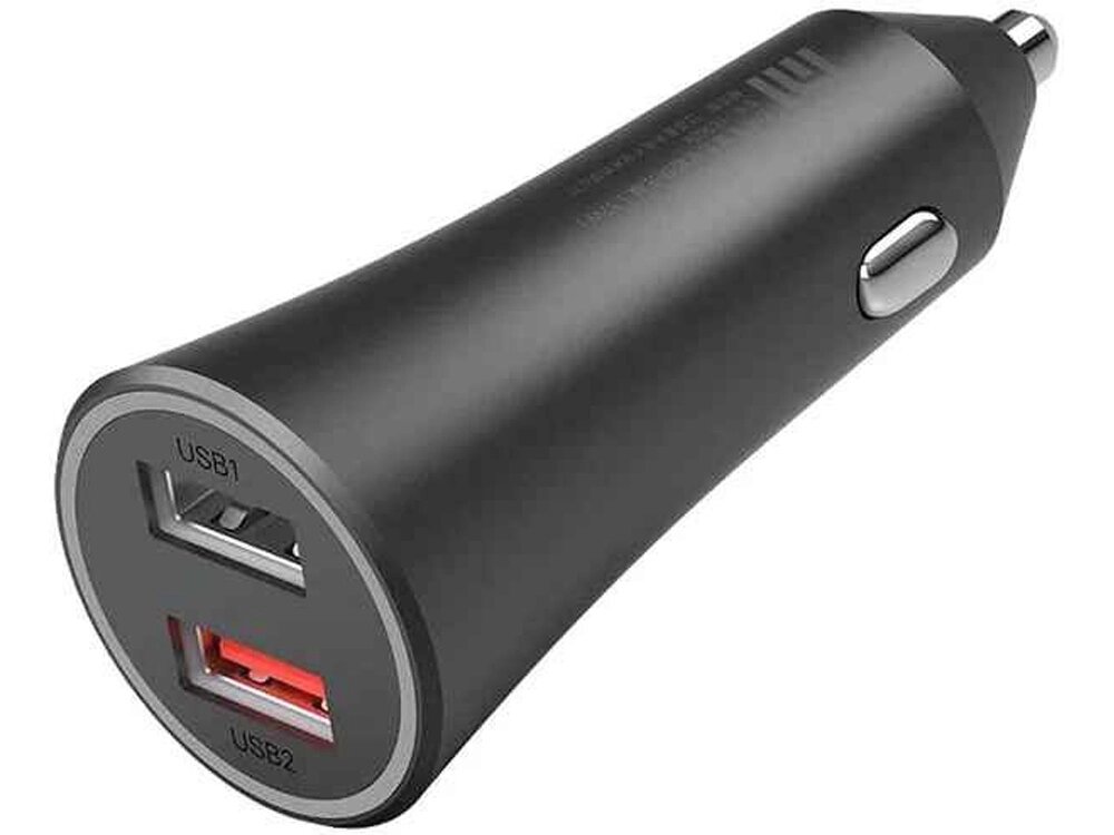 Устройство зарядное автомобильное Mi 37W Dual-Port Car Charger CC06ZM (GDS4147GL) от компании ТОО VEER Company Group / Одежда и сувениры с логотипом - фото 1