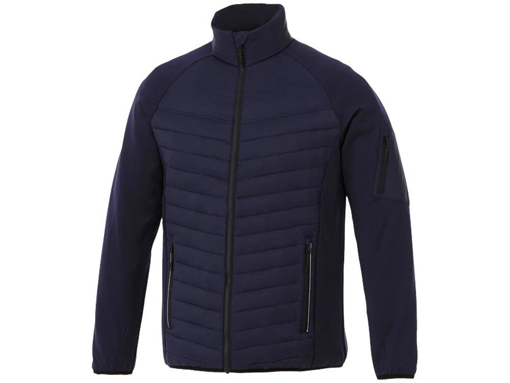 Утепленная куртка Banff мужская, темно-синий/черный от компании ТОО VEER Company Group / Одежда и сувениры с логотипом - фото 1