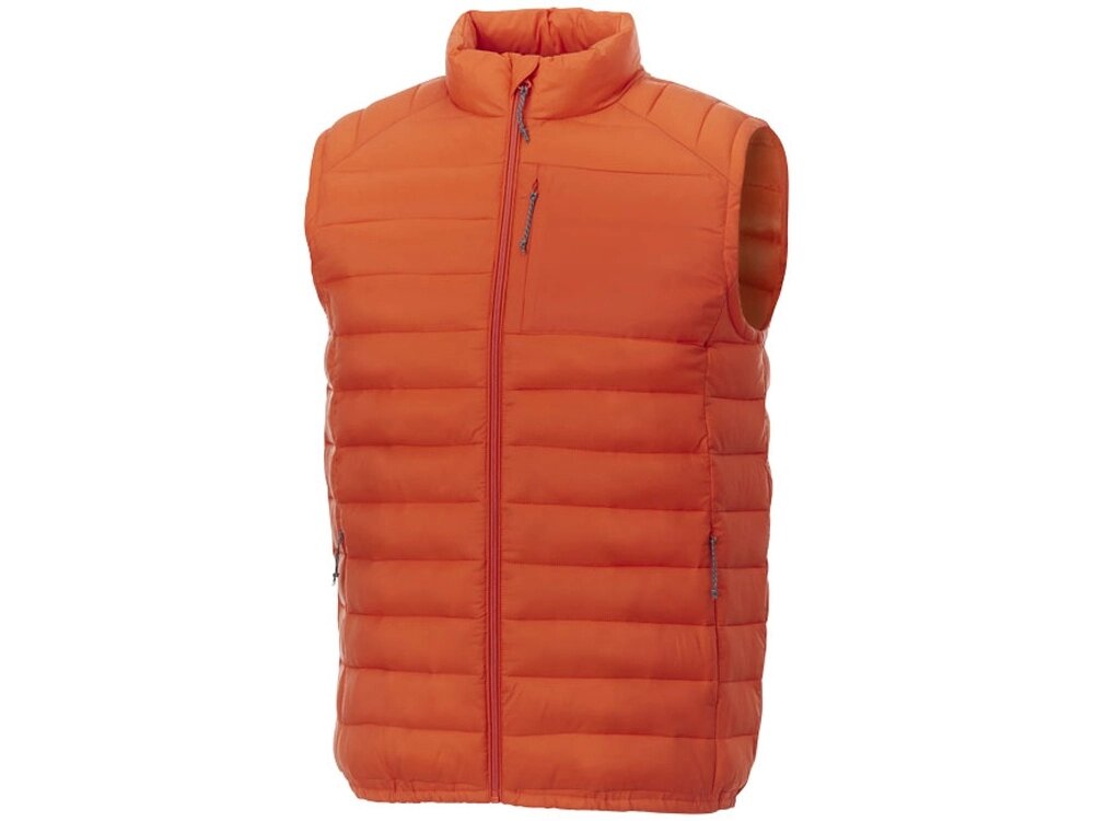 Утепленный жилет для мужчин Pallas, оранжевый от компании ТОО VEER Company Group / Одежда и сувениры с логотипом - фото 1