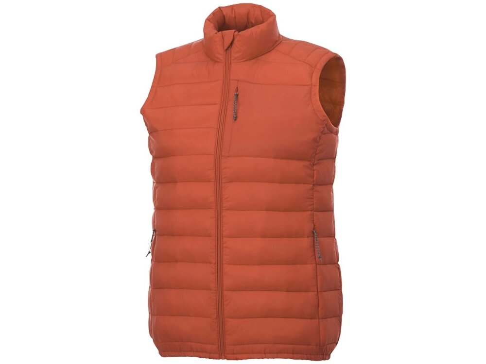 Утепленный жилет для женщин Pallas, оранжевый от компании ТОО VEER Company Group / Одежда и сувениры с логотипом - фото 1