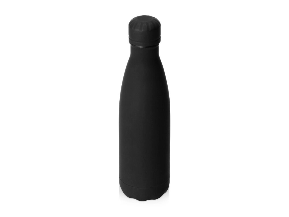 Вакуумная термобутылка Vacuum bottle C1, soft touch, 500 мл, черный от компании ТОО VEER Company Group / Одежда и сувениры с логотипом - фото 1