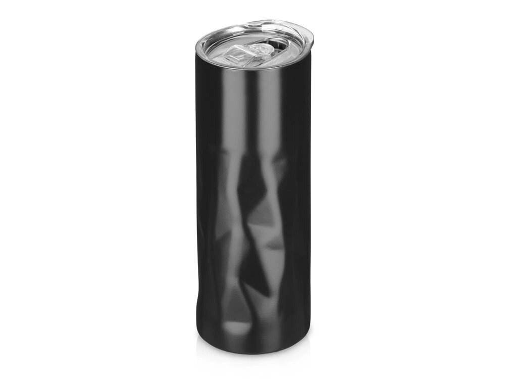 Вакуумная термокружка Decart, 450 мл, тубус, черный от компании ТОО VEER Company Group / Одежда и сувениры с логотипом - фото 1