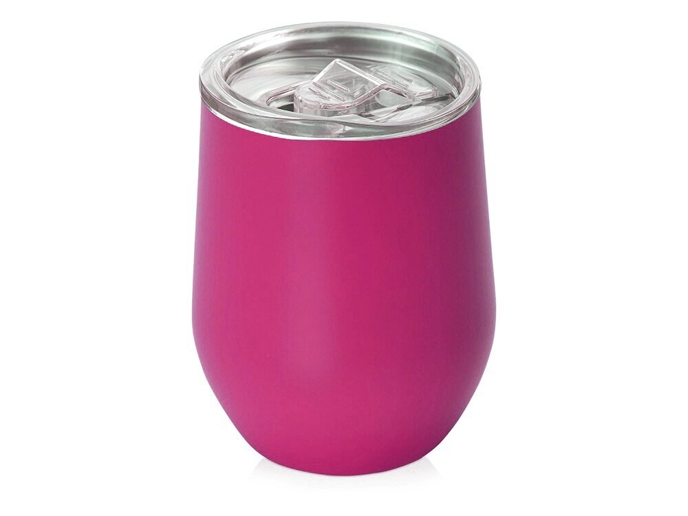 Вакуумная термокружка Sense, непротекаемая крышка, розовый от компании ТОО VEER Company Group / Одежда и сувениры с логотипом - фото 1
