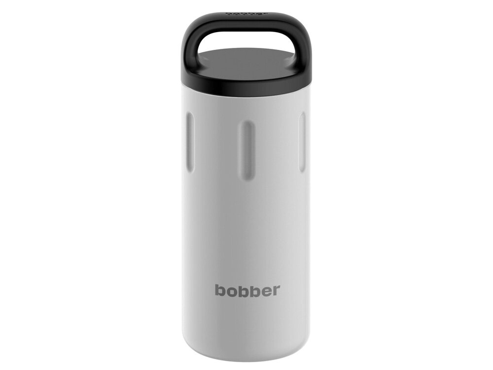 Вакуумный термос с керамическим покрытием бытовой, тм bobber, 590 мл. Артикул Bottle-590 Sand Grey (серый) от компании ТОО VEER Company Group / Одежда и сувениры с логотипом - фото 1