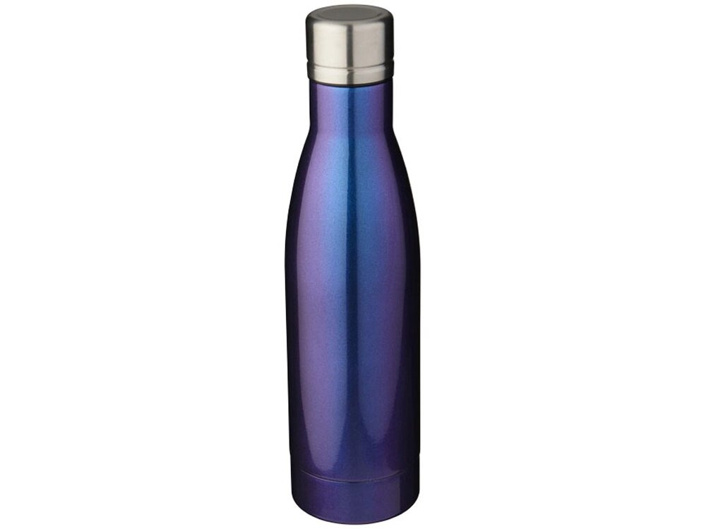 Vasa сияющая вакуумная бутылка с изоляцией, синий от компании ТОО VEER Company Group / Одежда и сувениры с логотипом - фото 1