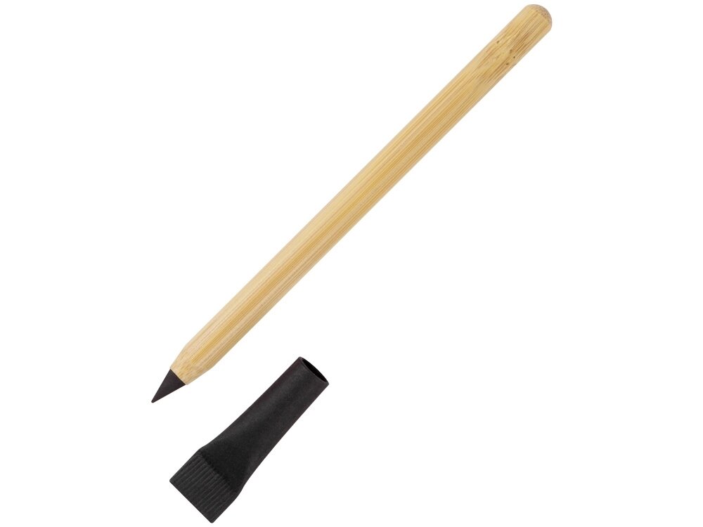 Вечный карандаш из бамбука Recycled Bamboo, черный от компании ТОО VEER Company Group / Одежда и сувениры с логотипом - фото 1