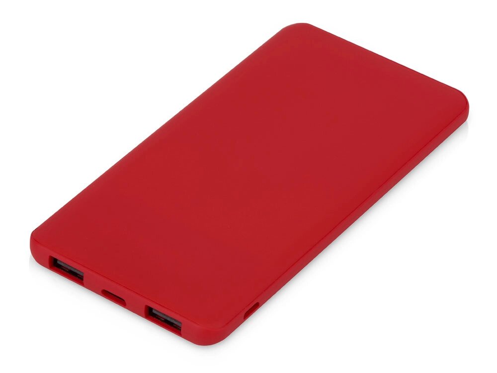 Внешний аккумулятор Powerbank C1, 5000 mAh, красный от компании ТОО VEER Company Group / Одежда и сувениры с логотипом - фото 1
