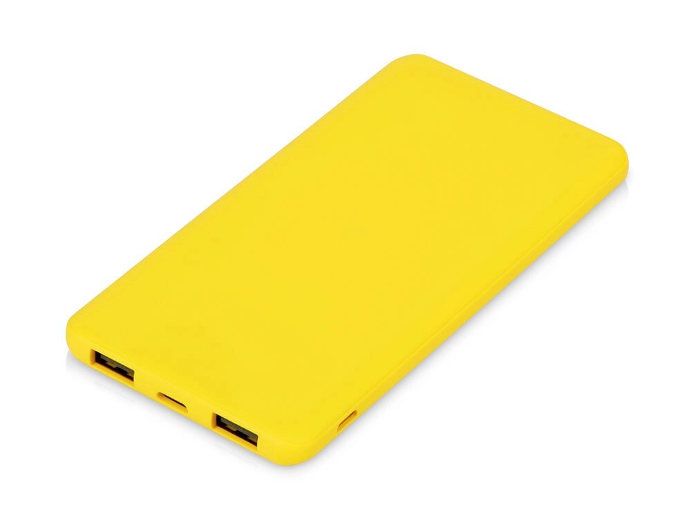 Внешний аккумулятор Powerbank C1, 5000 mAh, желтый от компании ТОО VEER Company Group / Одежда и сувениры с логотипом - фото 1