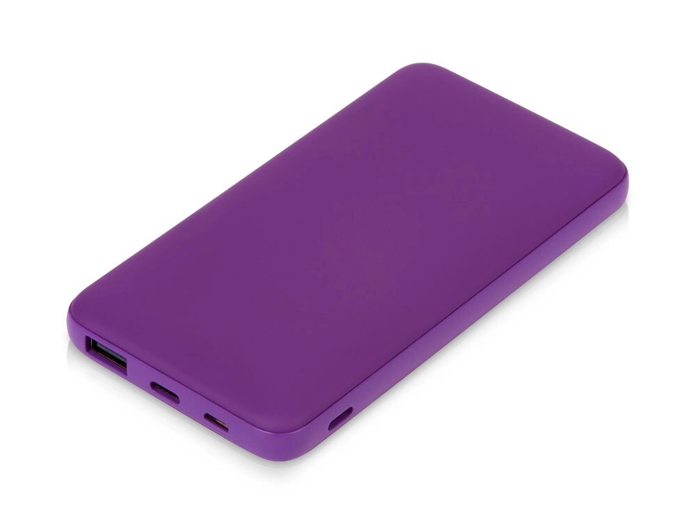 Внешний аккумулятор Powerbank C2, 10000 mAh, фиолетовый от компании ТОО VEER Company Group / Одежда и сувениры с логотипом - фото 1