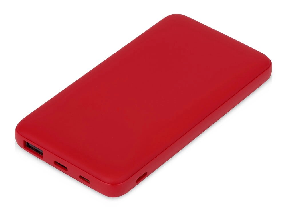Внешний аккумулятор Powerbank C2, 10000 mAh, красный от компании ТОО VEER Company Group / Одежда и сувениры с логотипом - фото 1
