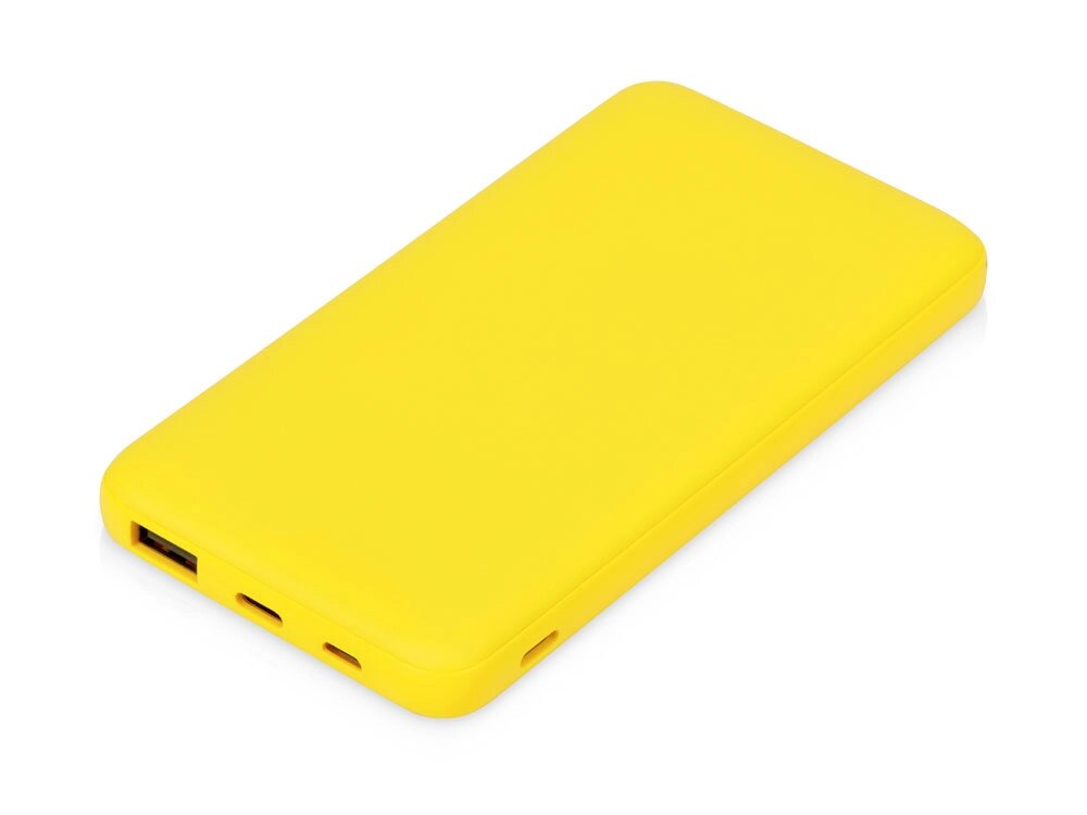 Внешний аккумулятор Powerbank C2, 10000 mAh, желтый от компании ТОО VEER Company Group / Одежда и сувениры с логотипом - фото 1
