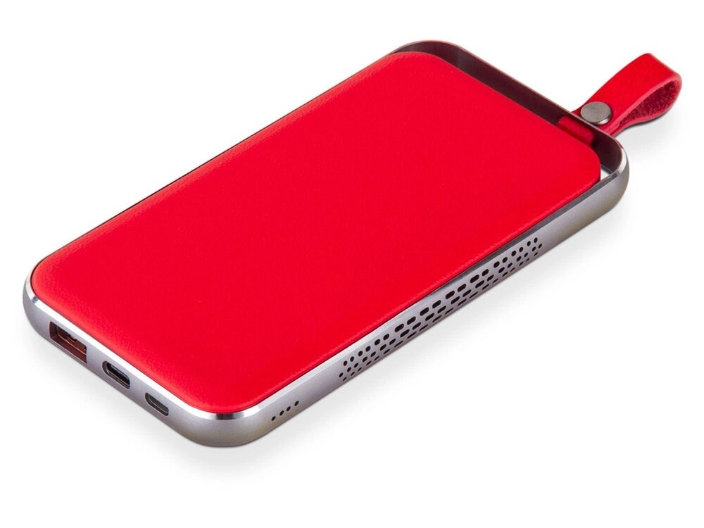 Внешний аккумулятор Rombica NEO Electron Red, 10000 мАч, красный от компании ТОО VEER Company Group / Одежда и сувениры с логотипом - фото 1