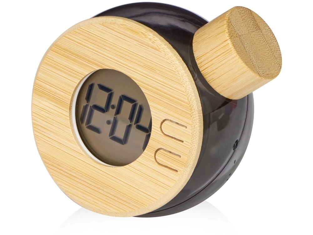 Водяные часы из бамбука Splash Hour, натуральный от компании ТОО VEER Company Group / Одежда и сувениры с логотипом - фото 1