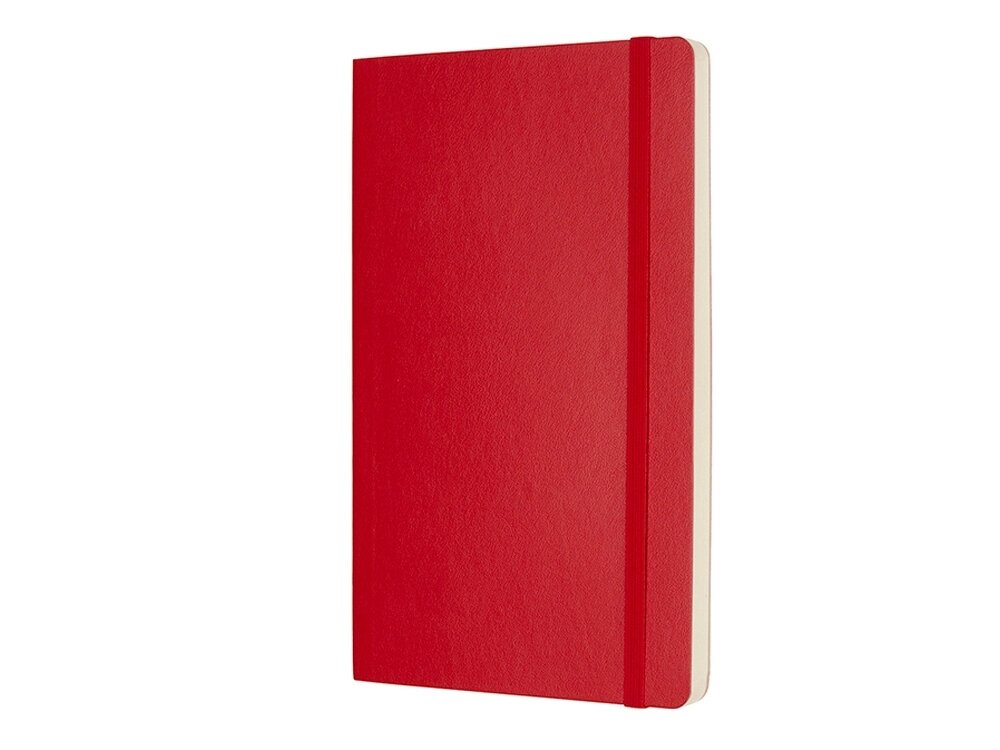 Записная книжка Moleskine Classic Soft (нелинованный), Large (13х21см), красный от компании ТОО VEER Company Group / Одежда и сувениры с логотипом - фото 1