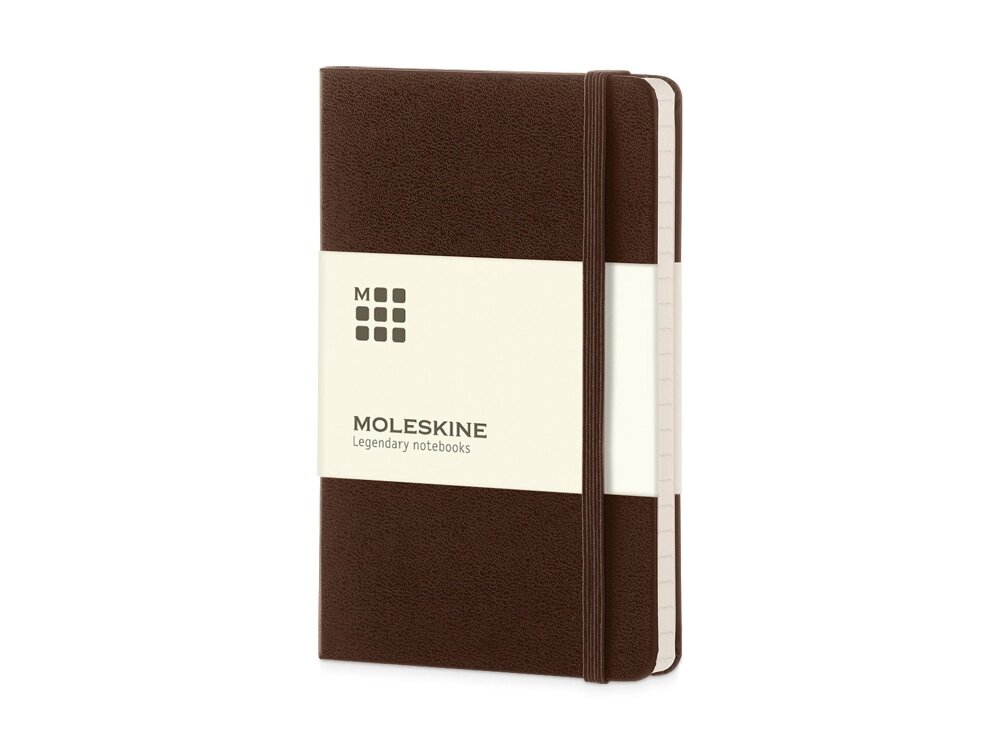 Записная книжка Moleskine Classic (в линейку) в твердой обложке, Large (13х21см), амарант от компании ТОО VEER Company Group / Одежда и сувениры с логотипом - фото 1