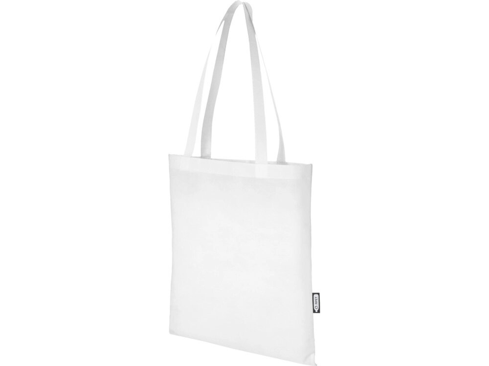 Zeus эко-сумка из нетканого материала, переработанного по стандарту GRS, объемом 6л - Белый от компании ТОО VEER Company Group / Одежда и сувениры с логотипом - фото 1