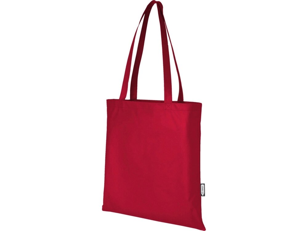 Zeus эко-сумка из нетканого материала, переработанного по стандарту GRS, объемом 6л - Красный от компании ТОО VEER Company Group / Одежда и сувениры с логотипом - фото 1