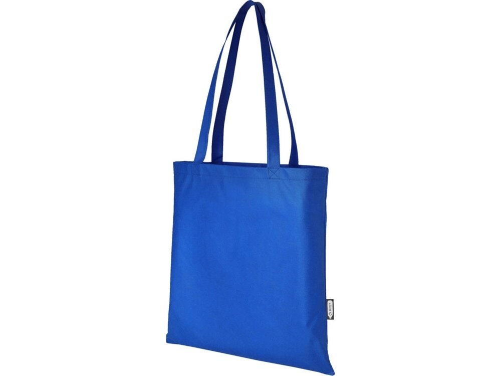 Zeus эко-сумка из нетканого материала, переработанного по стандарту GRS, объемом 6л - Ярко-синий от компании ТОО VEER Company Group / Одежда и сувениры с логотипом - фото 1