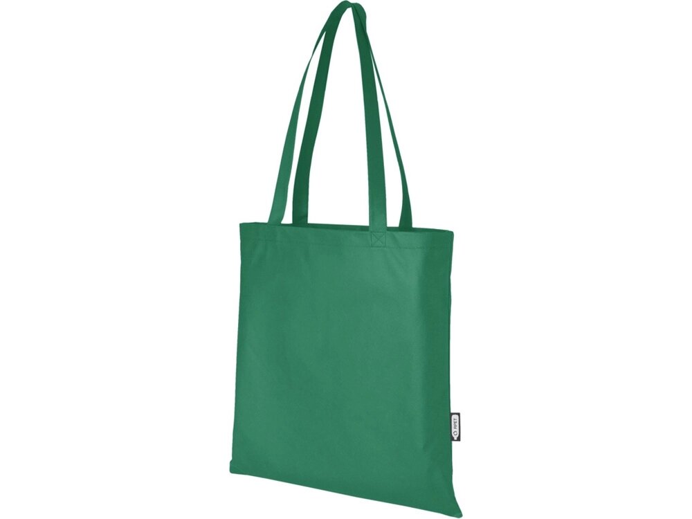 Zeus эко-сумка из нетканого материала, переработанного по стандарту GRS, объемом 6л - Зеленый от компании ТОО VEER Company Group / Одежда и сувениры с логотипом - фото 1
