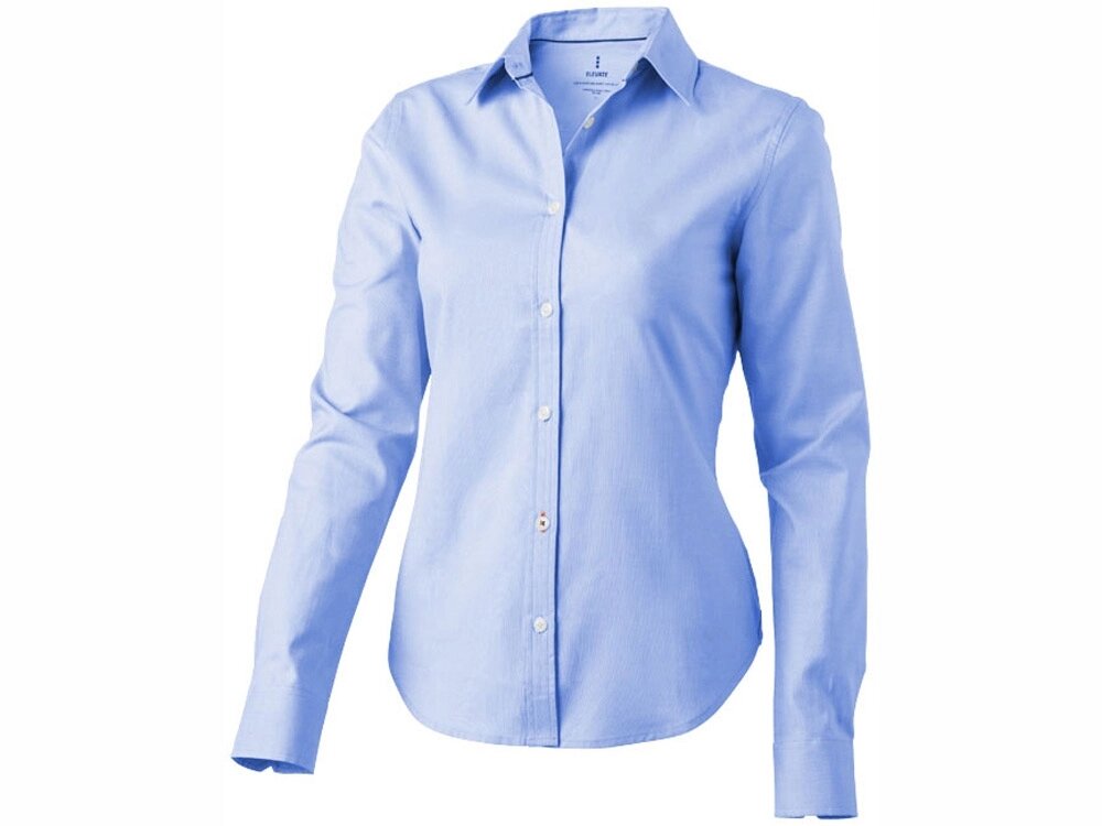 Женская рубашка с длинными рукавами Vaillant, голубой от компании ТОО VEER Company Group / Одежда и сувениры с логотипом - фото 1