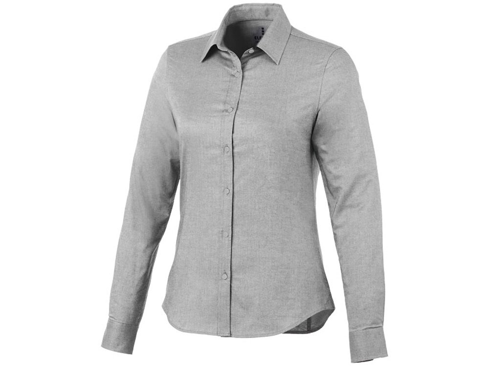 Женская рубашка с длинными рукавами Vaillant, серый стальной от компании ТОО VEER Company Group / Одежда и сувениры с логотипом - фото 1