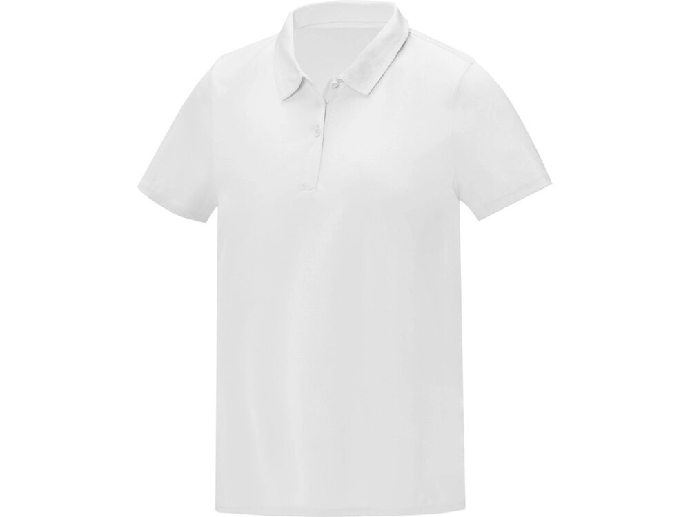 Женская стильная футболка поло с короткими рукавами Deimos, белый от компании ТОО VEER Company Group / Одежда и сувениры с логотипом - фото 1