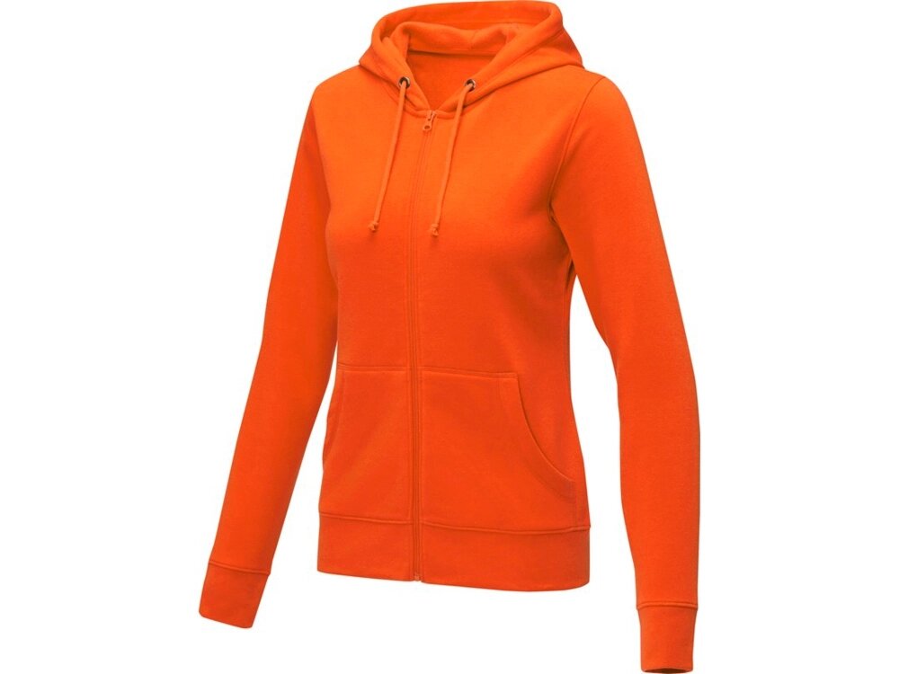 Женская толстовка на молнии Theron, оранжевый от компании ТОО VEER Company Group / Одежда и сувениры с логотипом - фото 1