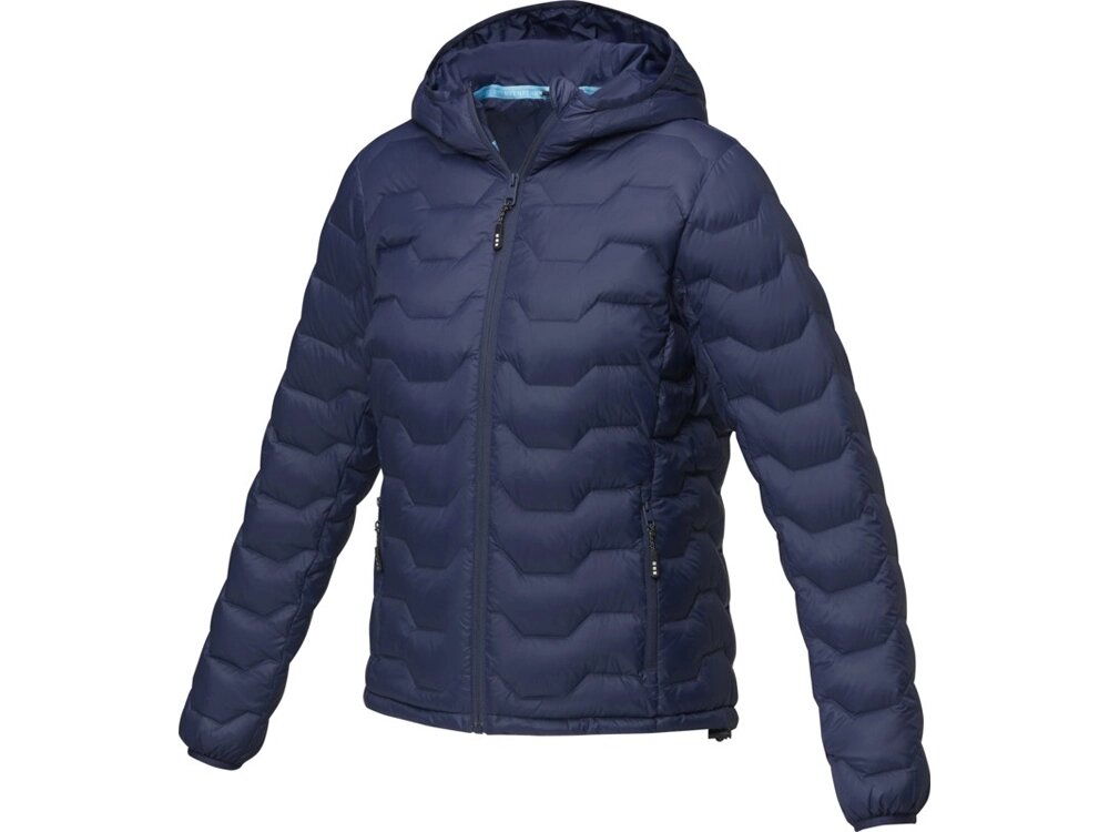 Женская утепленная куртка Petalite из материалов, переработанных по стандарту GRS - Темно - синий от компании ТОО VEER Company Group / Одежда и сувениры с логотипом - фото 1