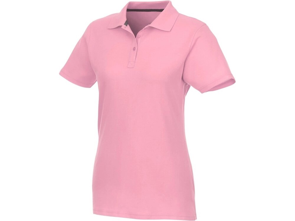 Женское поло Helios с коротким рукавом, light pink от компании ТОО VEER Company Group / Одежда и сувениры с логотипом - фото 1