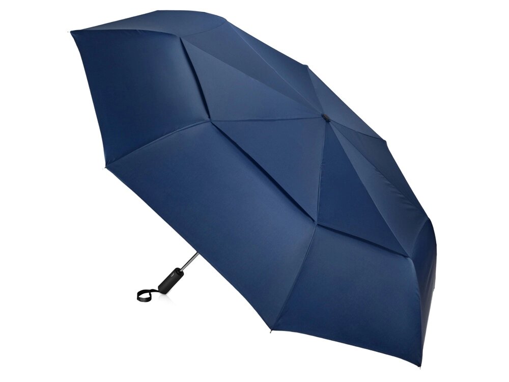 Зонт-автомат складной Canopy, синий от компании ТОО VEER Company Group / Одежда и сувениры с логотипом - фото 1