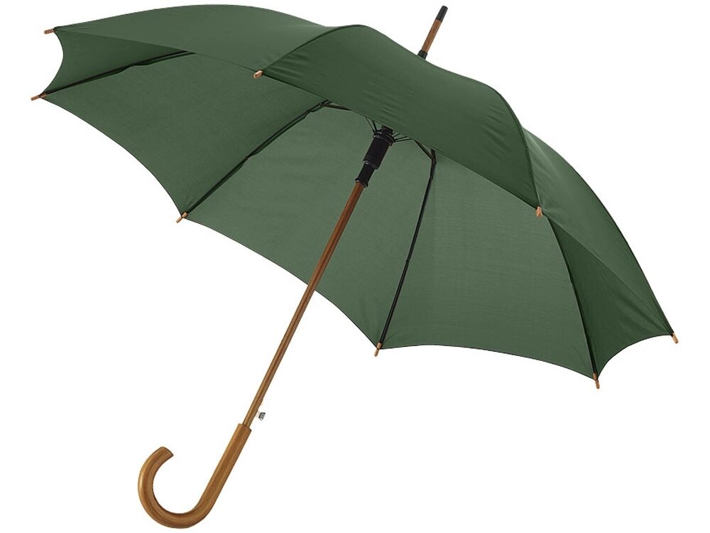 Зонт Kyle полуавтоматический 23, зеленый лесной от компании ТОО VEER Company Group / Одежда и сувениры с логотипом - фото 1