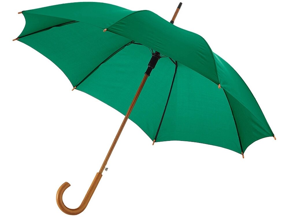 Зонт Kyle полуавтоматический 23, зеленый от компании ТОО VEER Company Group / Одежда и сувениры с логотипом - фото 1