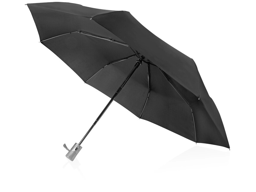Зонт Леньяно, черный (Р) от компании ТОО VEER Company Group / Одежда и сувениры с логотипом - фото 1