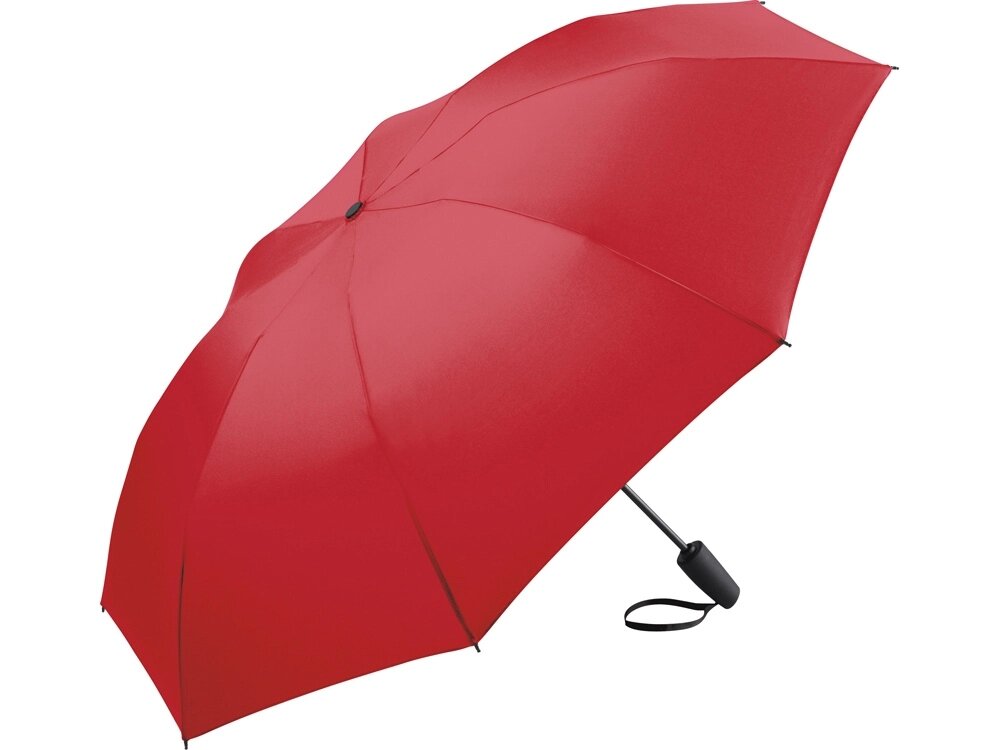Зонт складной 5415 Contrary полуавтомат, красный от компании ТОО VEER Company Group / Одежда и сувениры с логотипом - фото 1